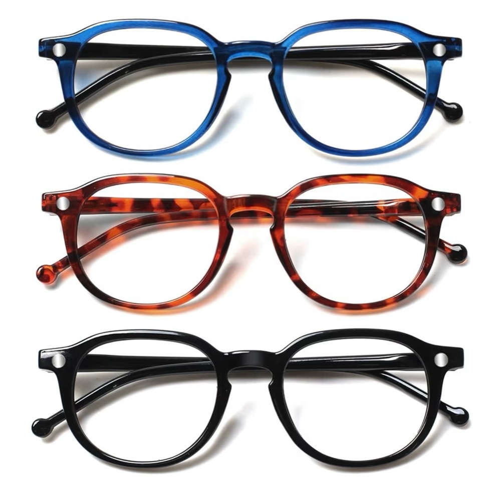 3-Pack +1.00 Readers | Unisex | Lightweight & Stylish